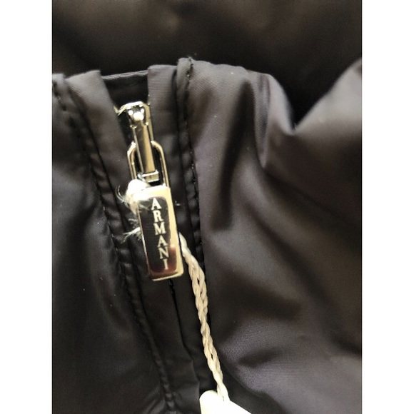 Armani Collezioni Down Coat. Black. New! Size 8 - Picture 7 of 13